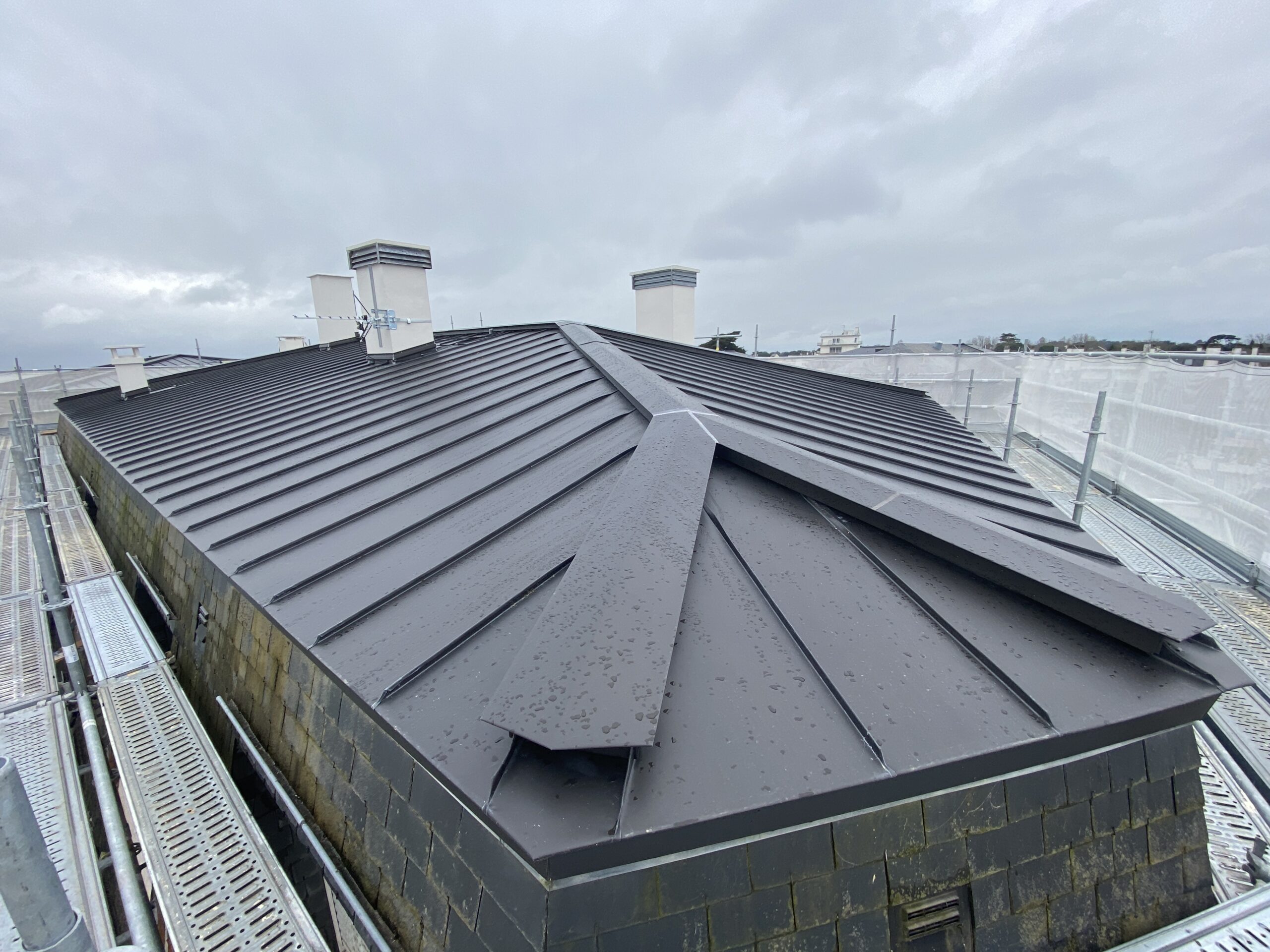Réfection toiture zinc